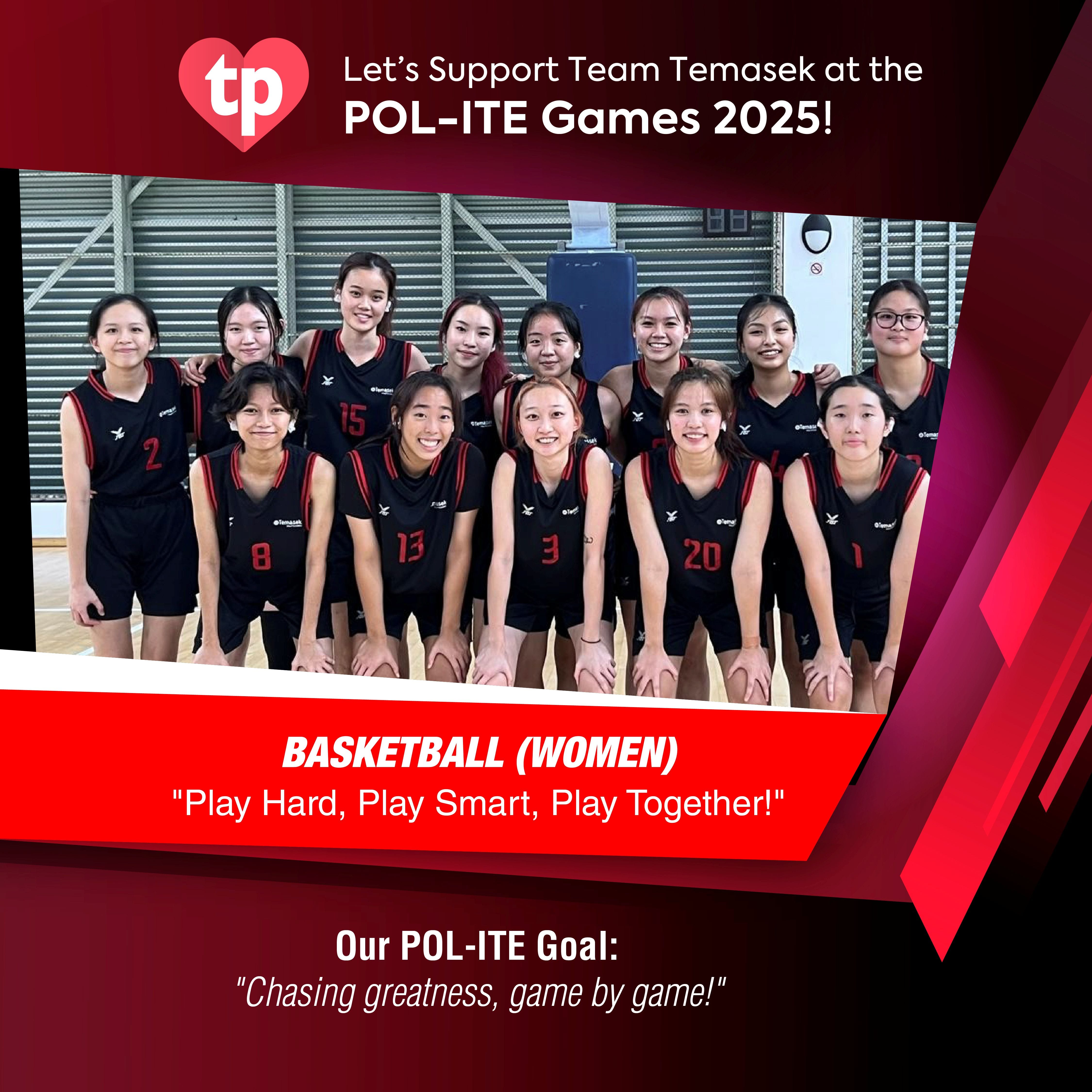 Image of TP Basketball women's team for POL-ITE Games